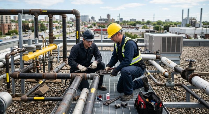 Commercial Gas Piping in Denver County, CO