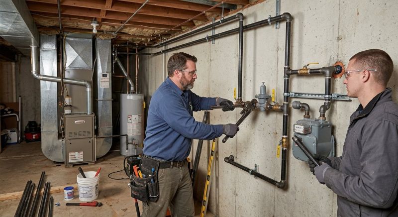 Gas Pipe Installation in Annapolis, MD