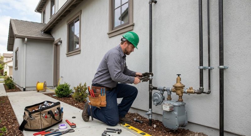 Gas Plumbing Installation in Fredericksburg, VA