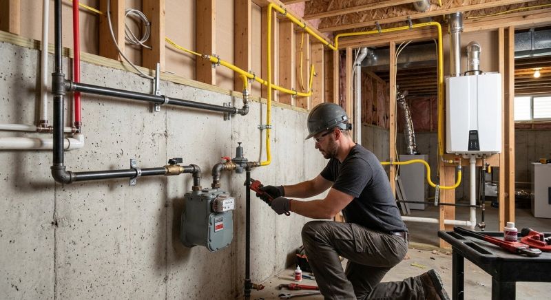Residential Gas Piping in San Antonio, TX