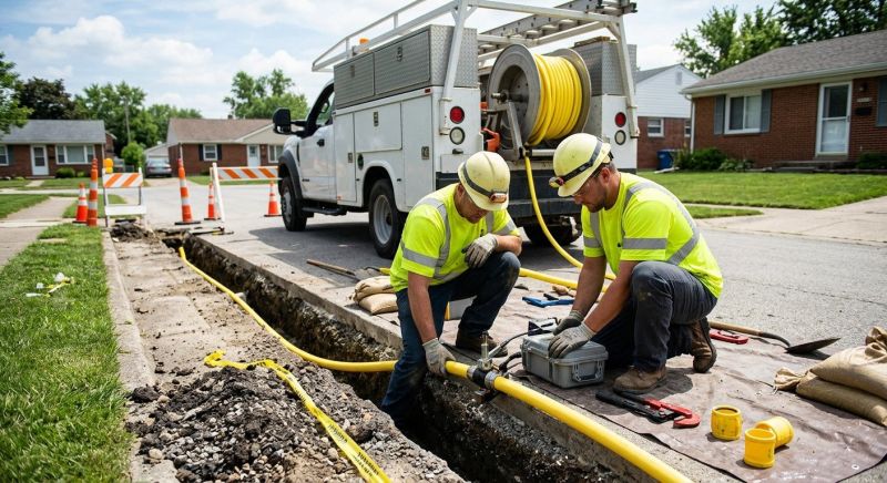 Underground Gas Line Service in Columbus, OH