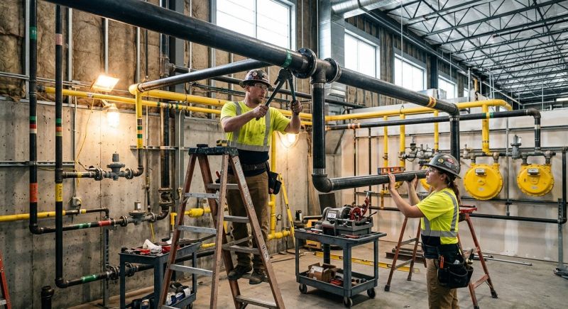 Commercial Gas Piping in Austin, TX