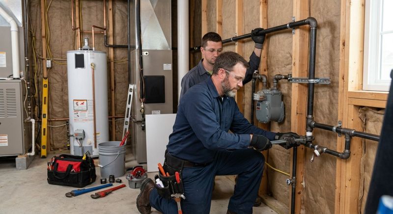 Gas Line Rerouting in Fredericksburg, VA