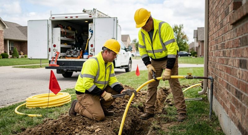 Gas Line Rerouting in Annapolis, MD